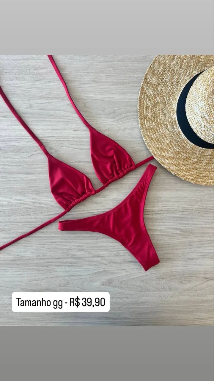 Biquíni asa delta promoção tamanho GG