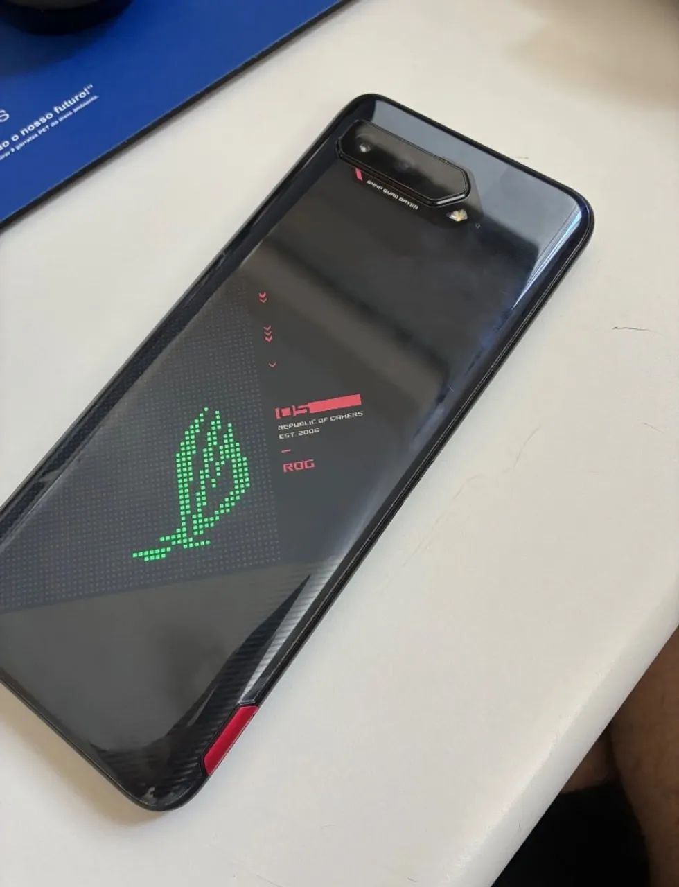 Super Kit Gamer - Celular Asus Rog Phone 5s+Kunai Gamepad+Aero Cooler Asus Aeroactiver - Foto 2