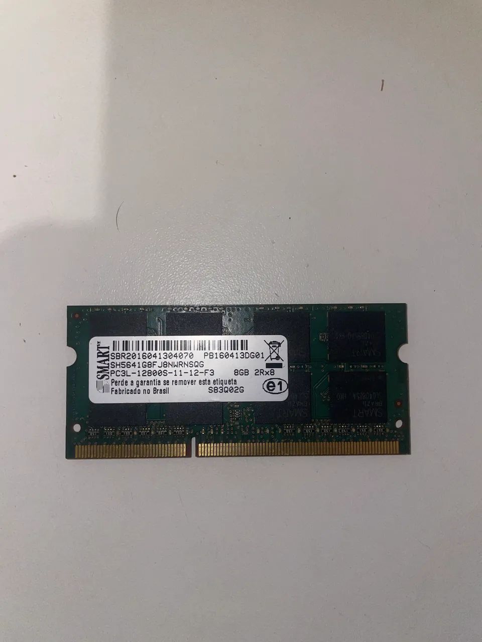 MEMÓRIA RAM 8GB DDR3 NOTEBOOK