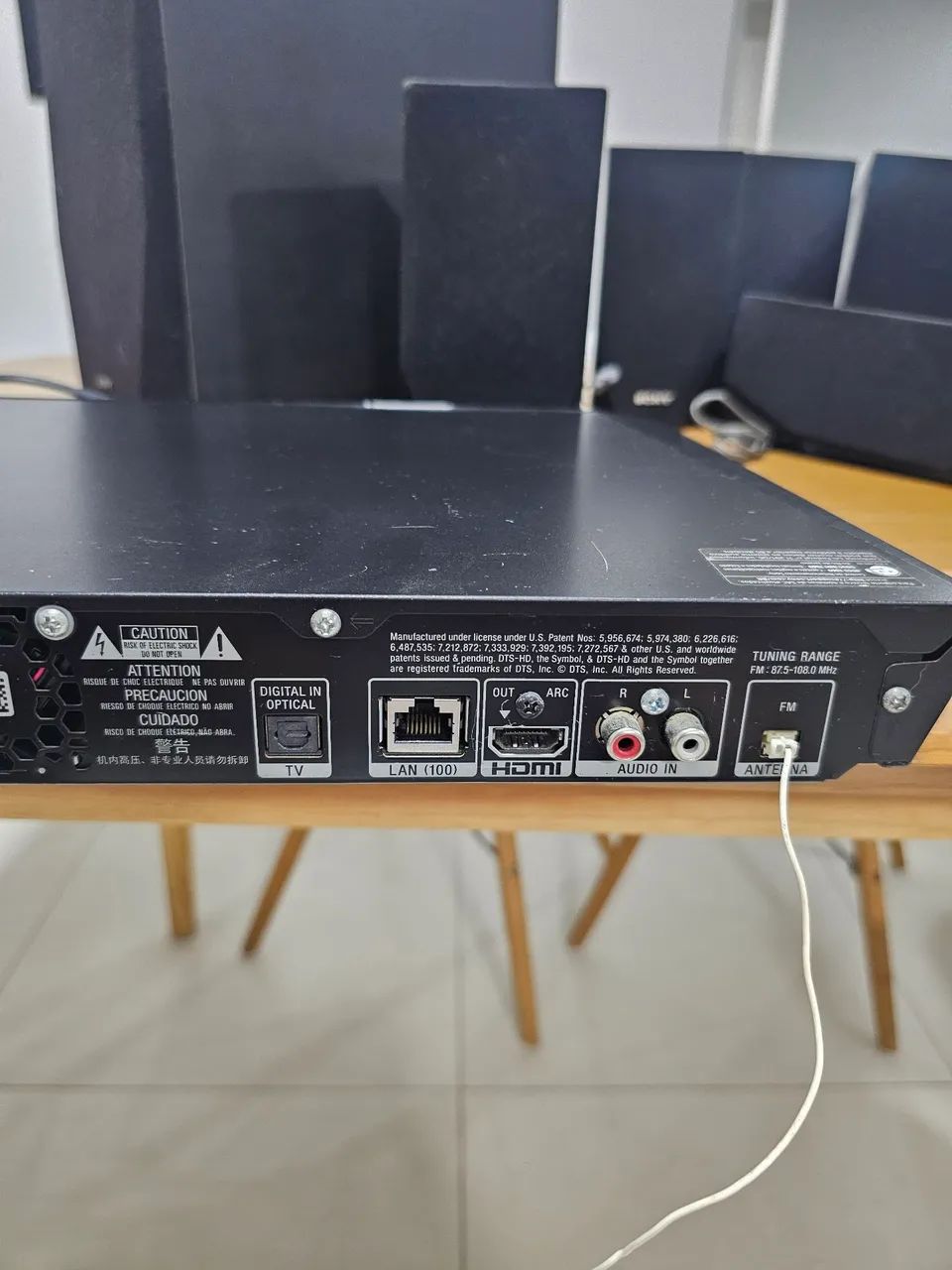 Home Theater Sony BDV-E2100 5.1 Blu-ray 3D Bluetooth HDMI ARC - Foto 2