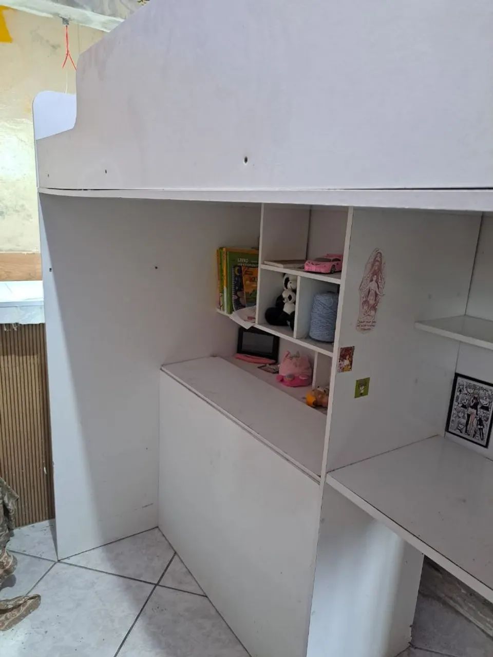 Cama alta de solteiro com baú  - Foto 2