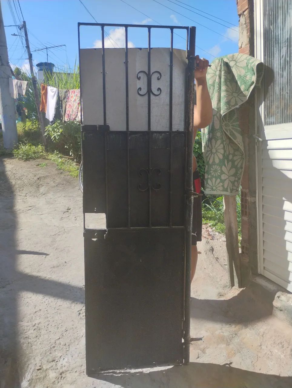 Porta de ferro 