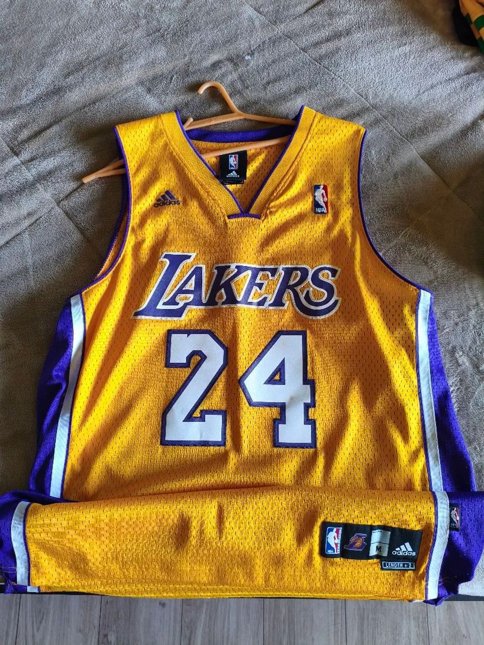 Camisa Kobe Bryant #24 Lakers Adidas NBA Swingman 2009 M +2