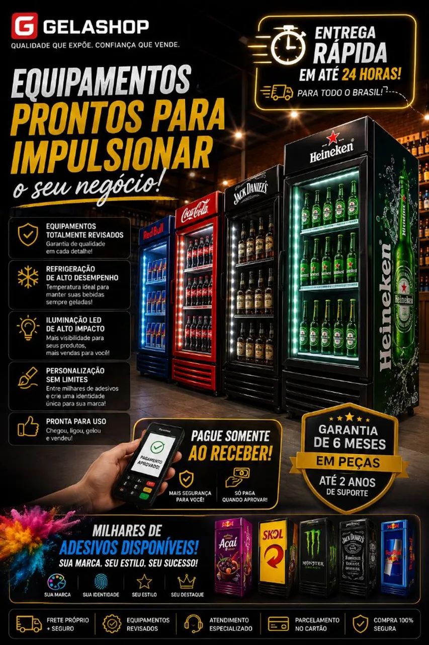 Cervejeira - freezer - cooler 