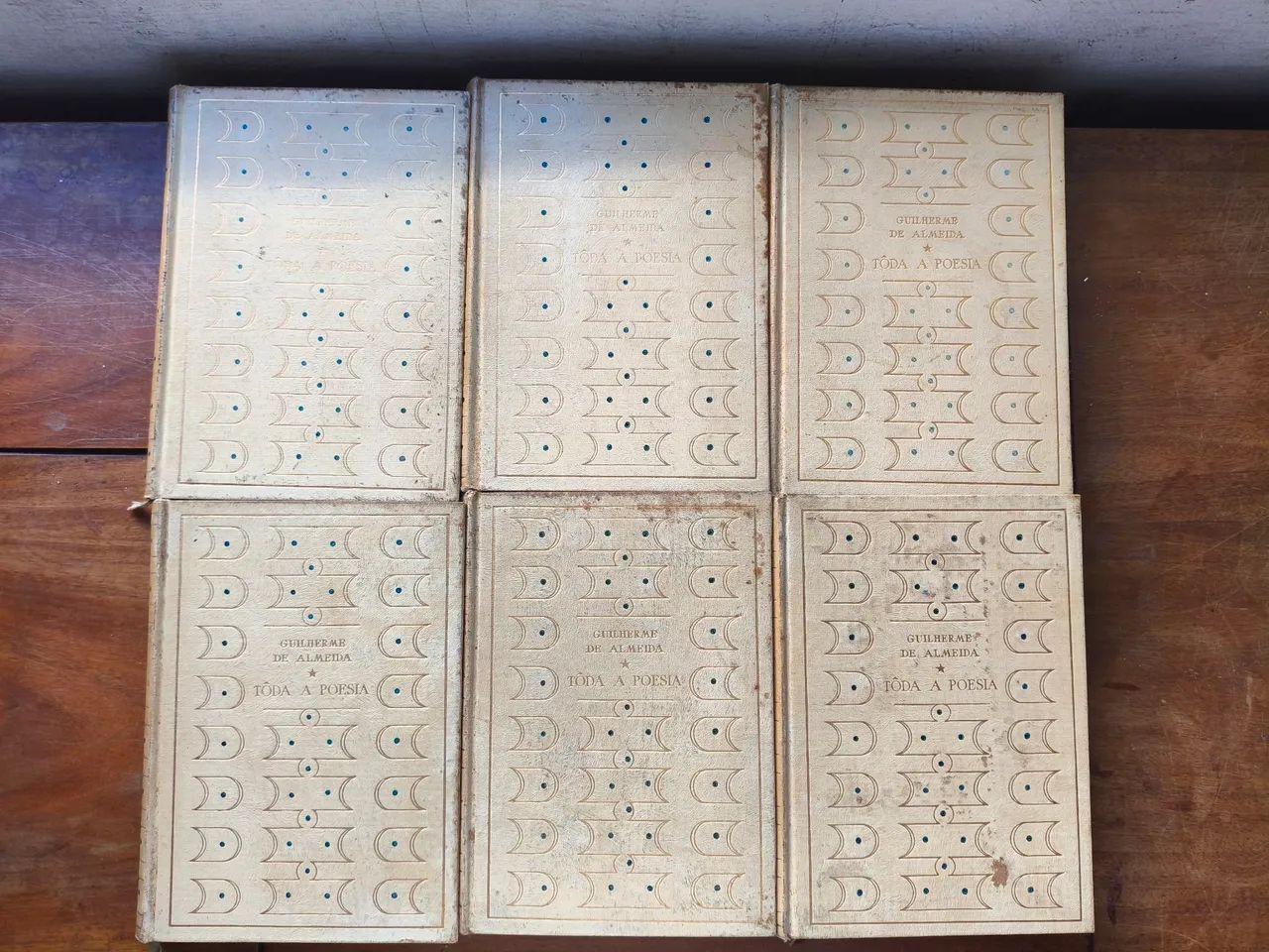 Coleção Tôda a Poesia 1952 - Guilherme de Almeida - 6 Volumes Completo  - Foto 3