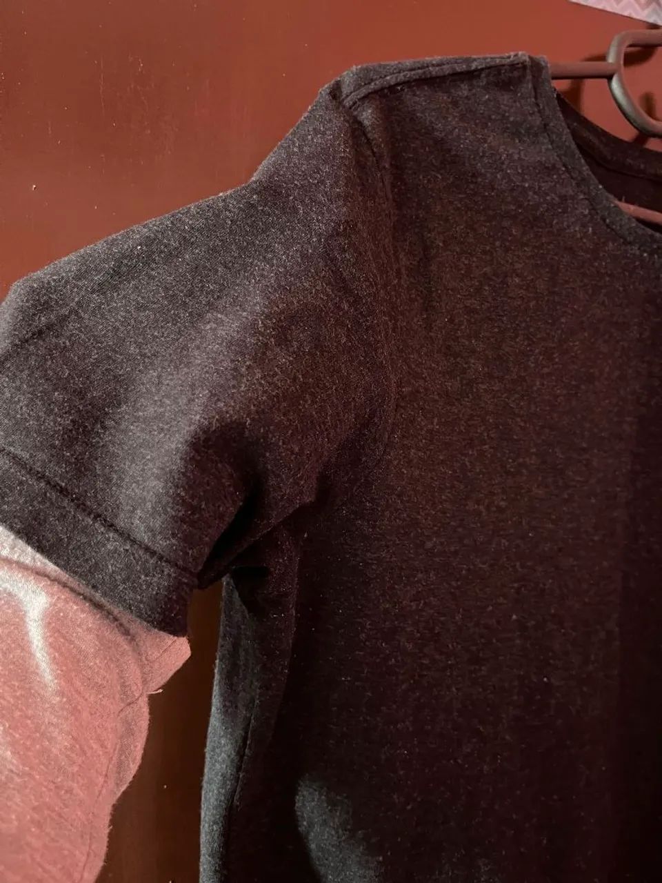 Camiseta E|A preta acinzentada tam M  - Foto 3