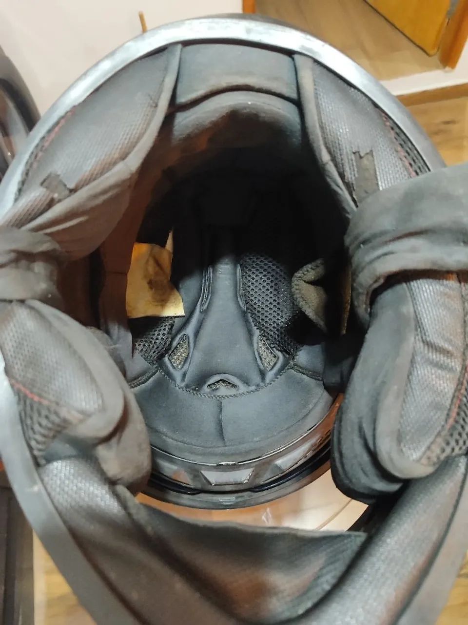Capacete 58 com óculos de proteção  - Foto 5