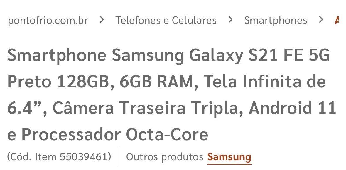 SAMSUNG GALAXY S21 FE -5G  - Foto 5