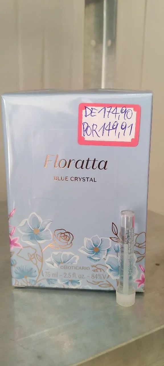 Perfumes lançamento O Boticário Floratta Blue Cristal 