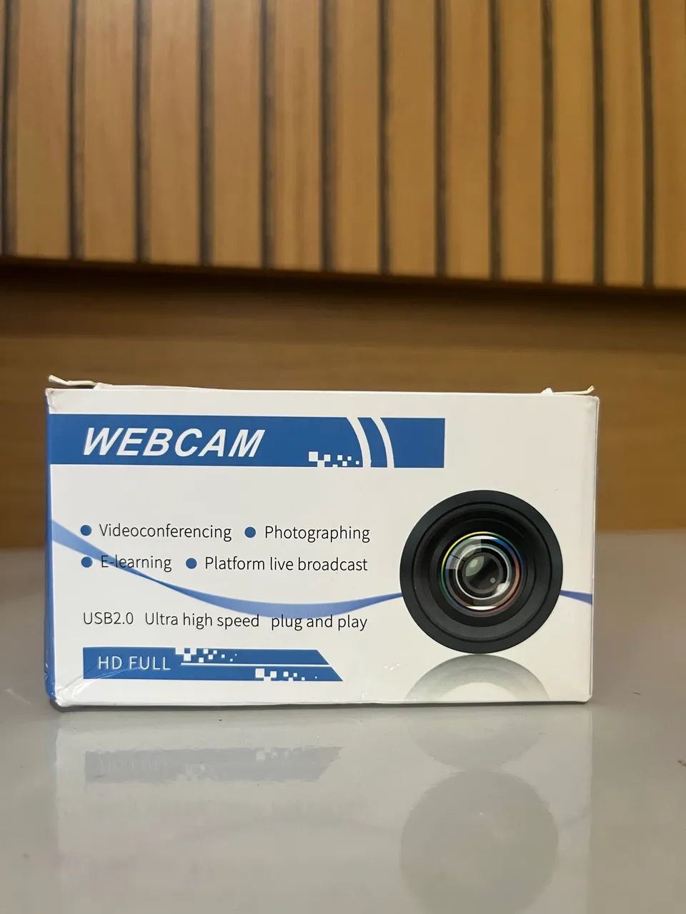 Webcam Full HD 1080p USB Microfone Integrado PC Notebook Aula Online Home Office - Foto 4