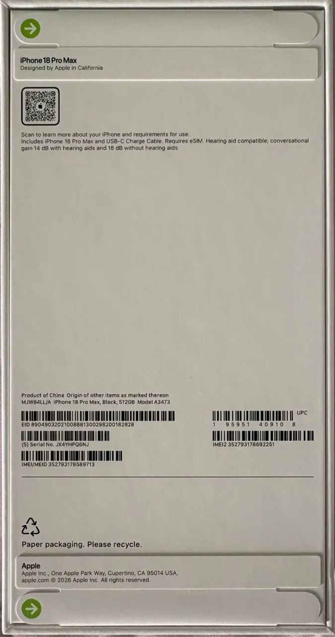 iPhone 18 Pro Max 512 black - Foto 2