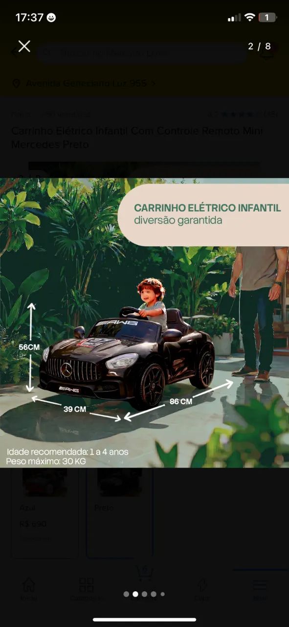 Carrinho elétrico  - Foto 5