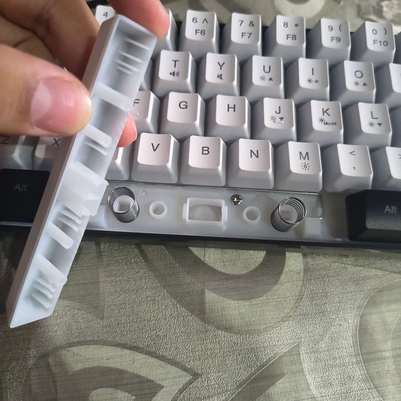 Teclado 61-key RGB backlight mini - Foto 3