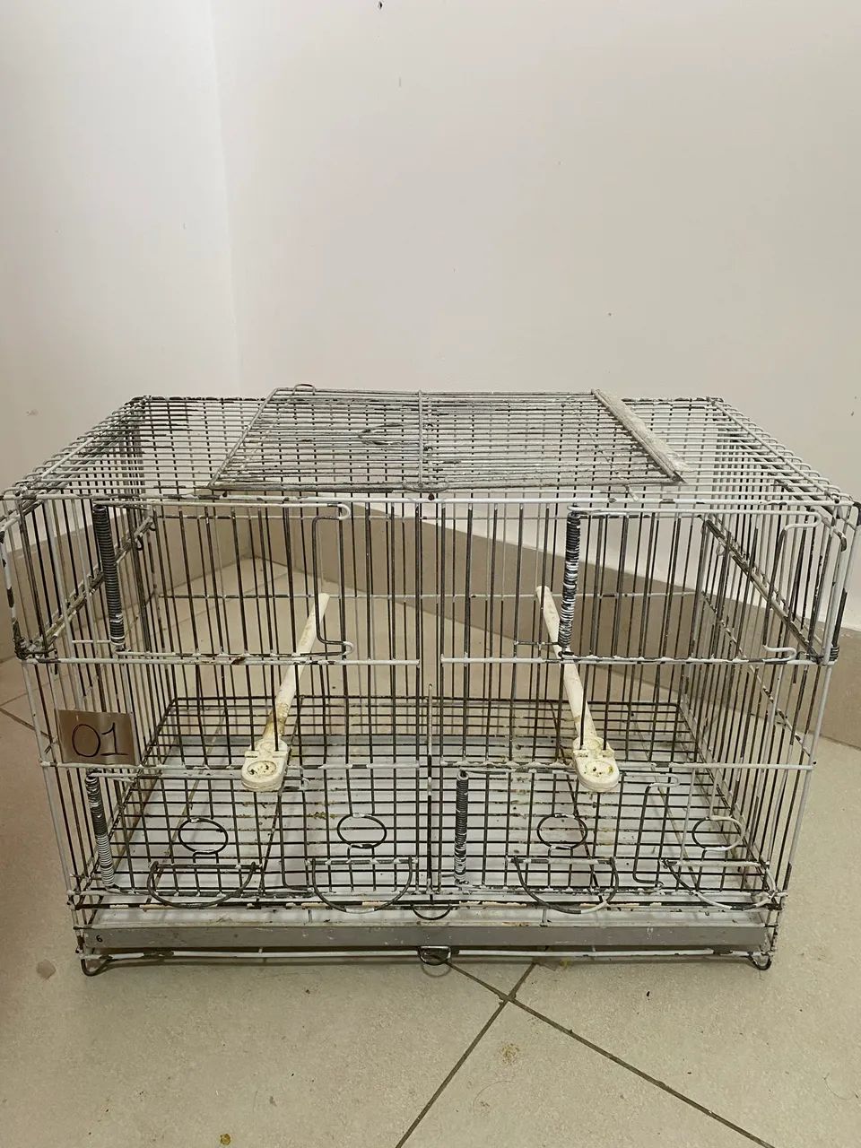 Gaiola de 4 comedouros  - Foto 2