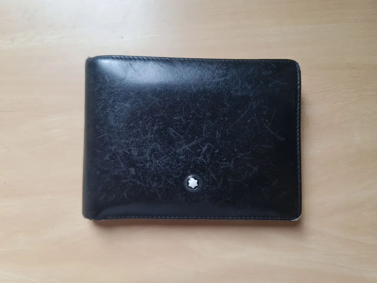 Carteira Montblanc Meisterstuck Bifold Preto 6cc Original 