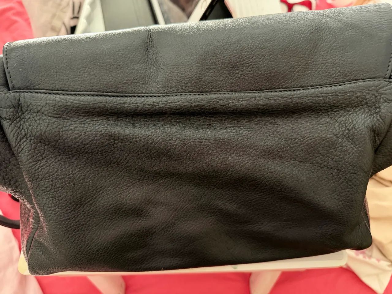 Bolsa Prada em couro legítimo, com logo em relevo  - Foto 4