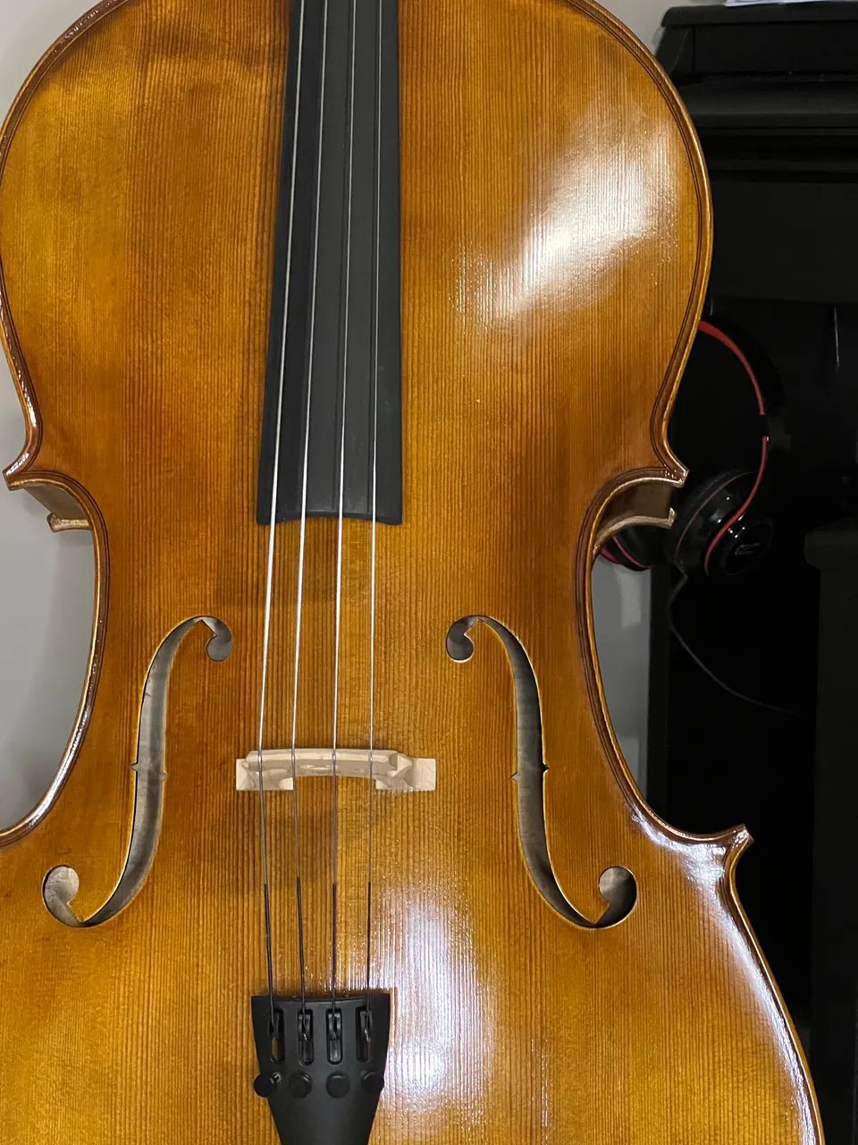 Violoncelo Profissional de Madeira Maciça  - Foto 4