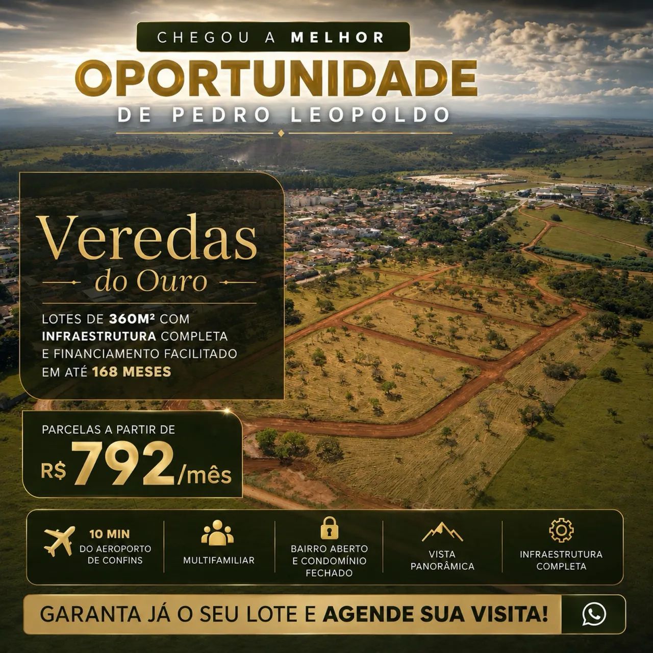 Veredas do Ouro | Lotes com Entrada Facilitada e Parcelamento em Até 168 Meses