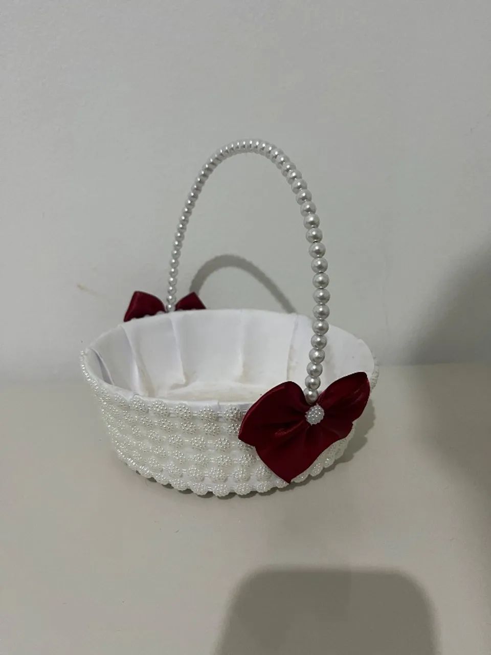 Vendo cestinha de florista de casamento - Foto 3