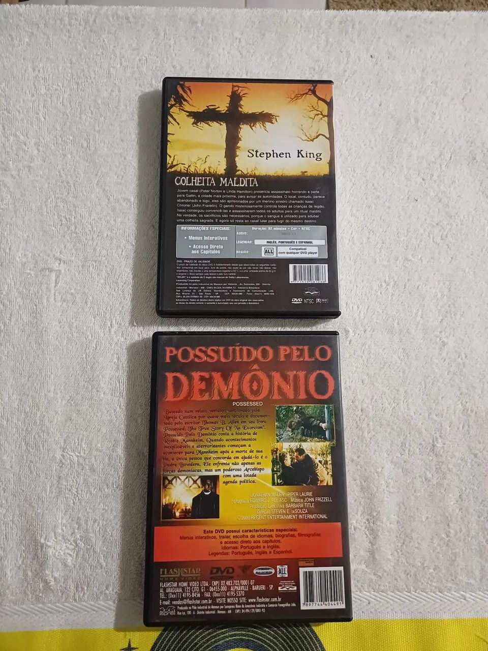 02 DVD'S de clássicos de Filme de Terror  - Foto 2
