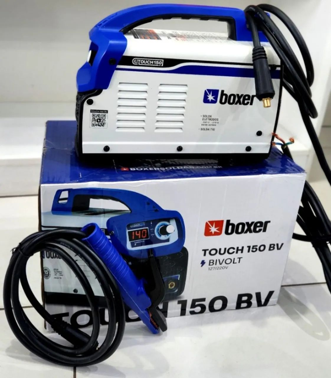 Inversora de Solda Touch 150 Bivolt Boxer - Entrega gratis