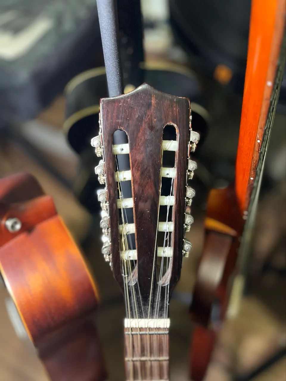 Viola Clássica Del Vecchio Tampo Maciço Eletroacústica  - Foto 3