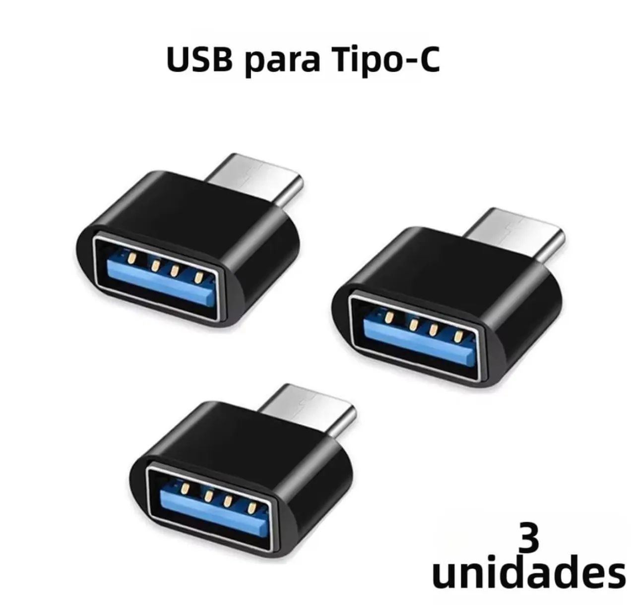 Conversor OTG Tipo C para USB A 3.0 - Foto 4