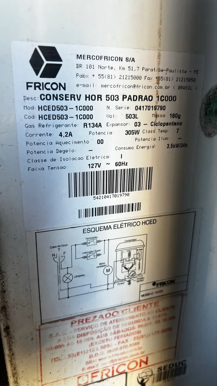 Vendo freezer FRICON - Foto 4