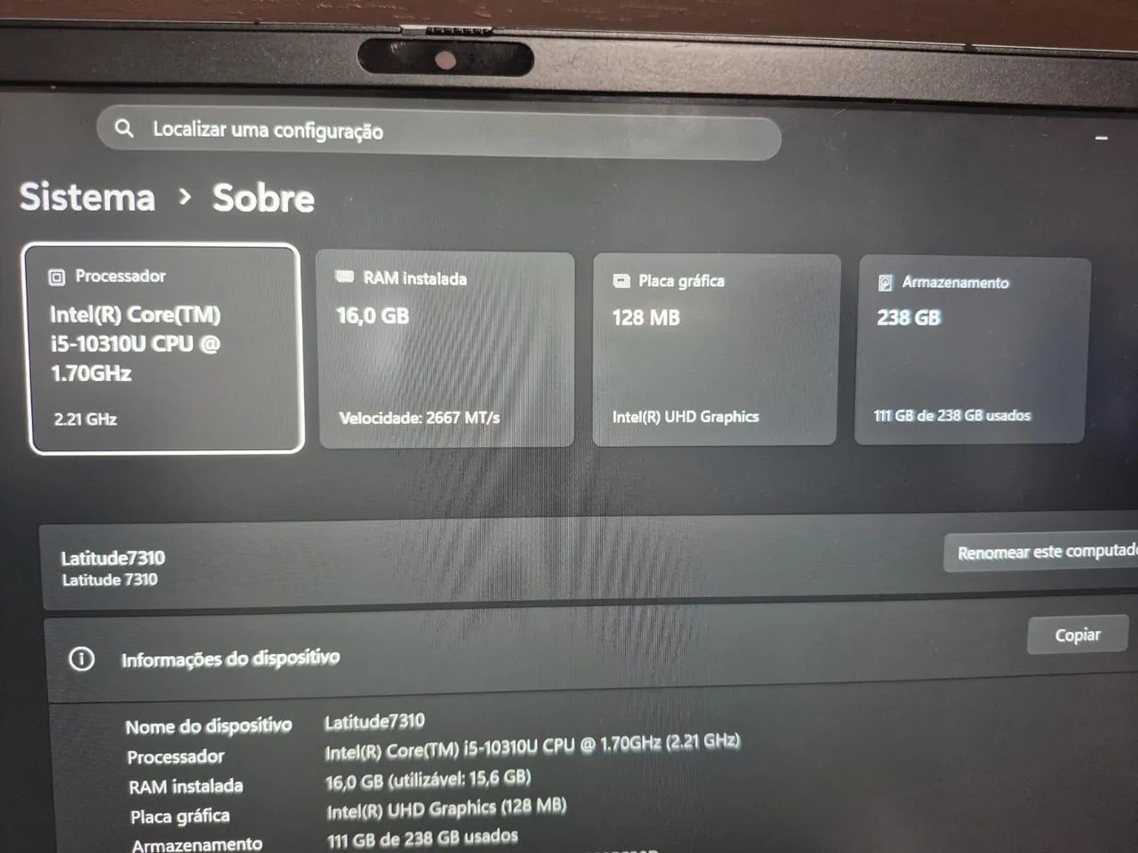 Notebook Dell - Latitude 7310 - Foto 4