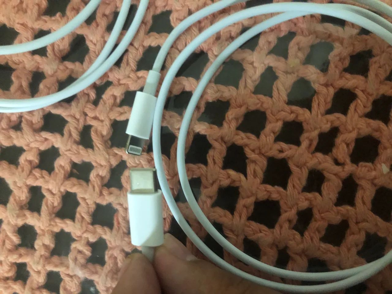 Kit 2 cabos Lightning USB c - Foto 2