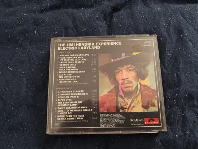 CD Duplo Jimi Hendrix Electric LadyLand - Raríssimo - CDs, DVDs