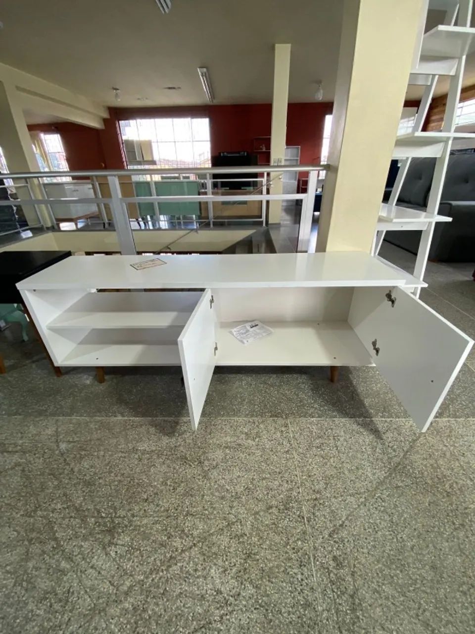 Rack para tv branco  - Foto 3