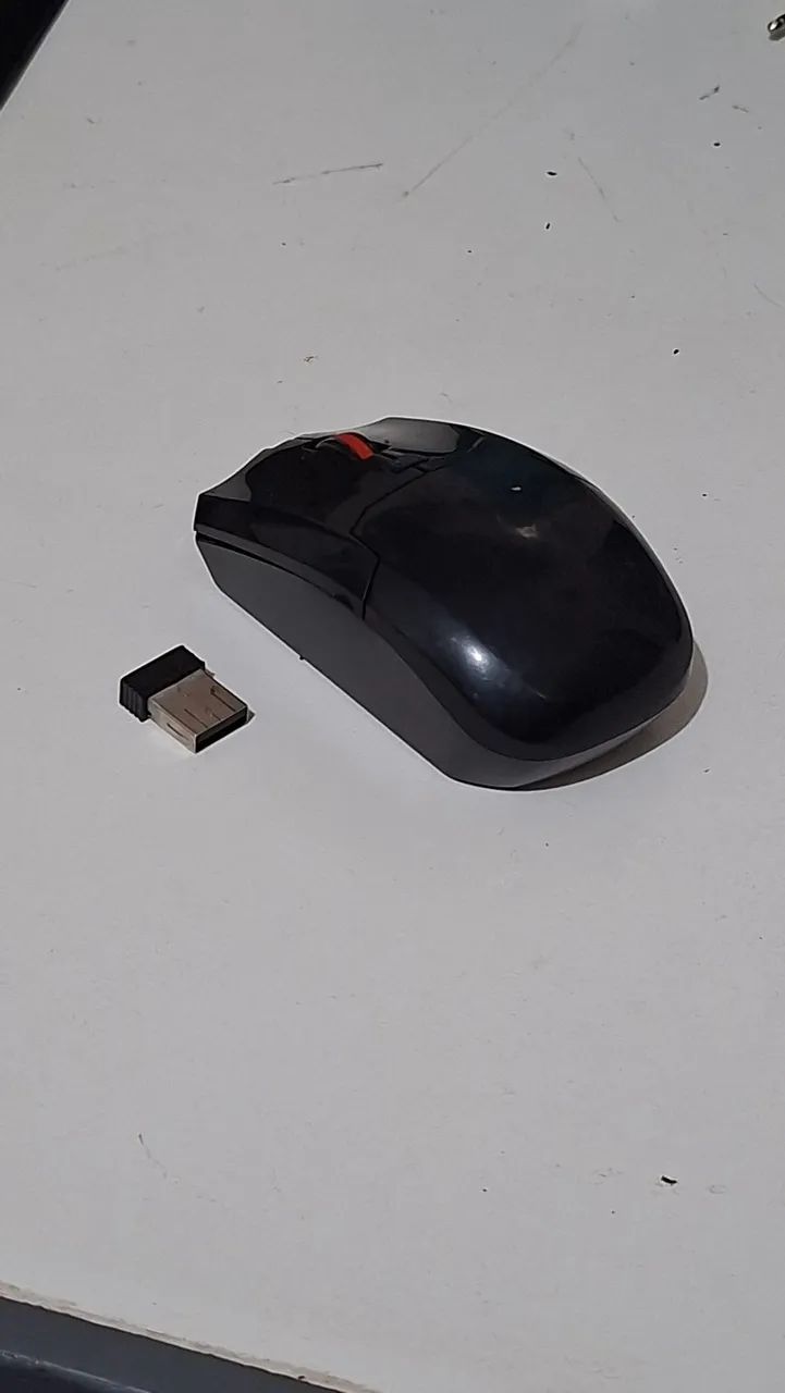 Mouse Sem Fio Wireless USB Preto