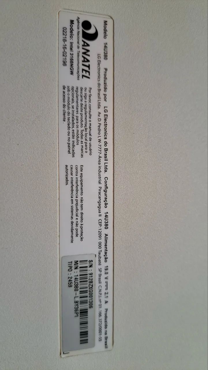 Notebook Ultra Slim com display de 14 polegadas HD LED LCD é super leve. - Foto 3