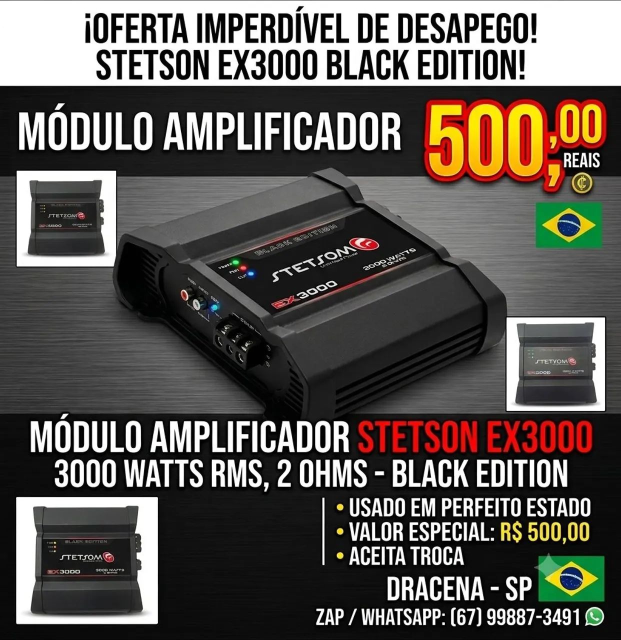 Módulo Stetson 3000 2 ohms 