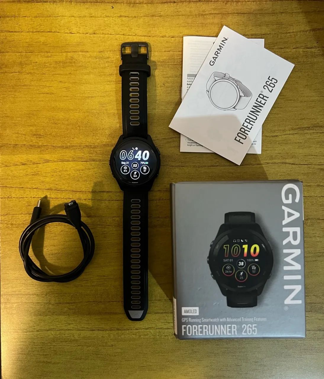 GARMIN FORERUNNER 265 ZERO!
