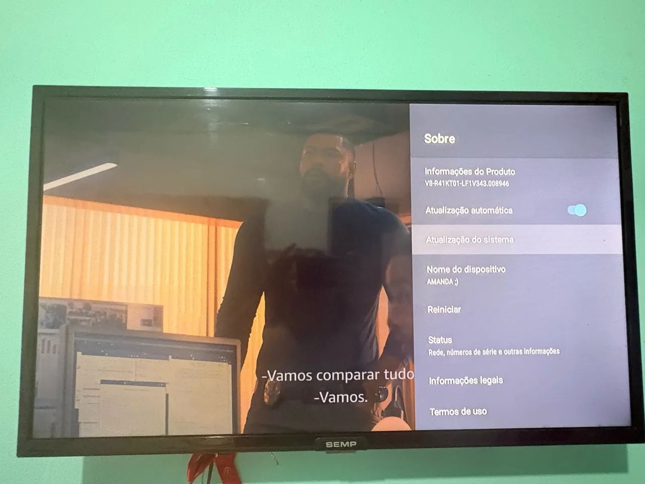 Smart TV Semp 42" Polegadas - Perfeita e Sem Detalhes! - Foto 3