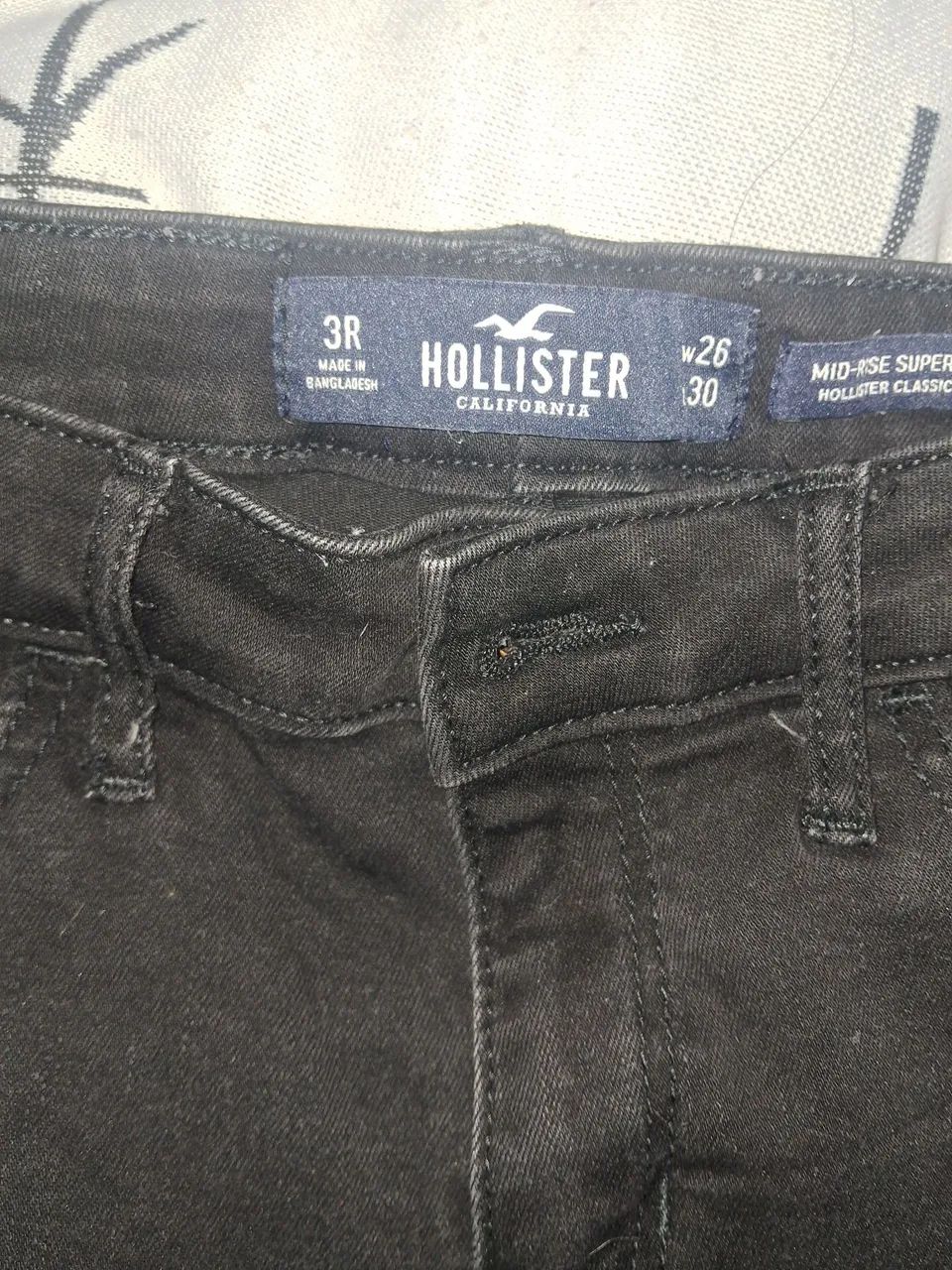 Calça Hollister Preta 36 - Foto 3