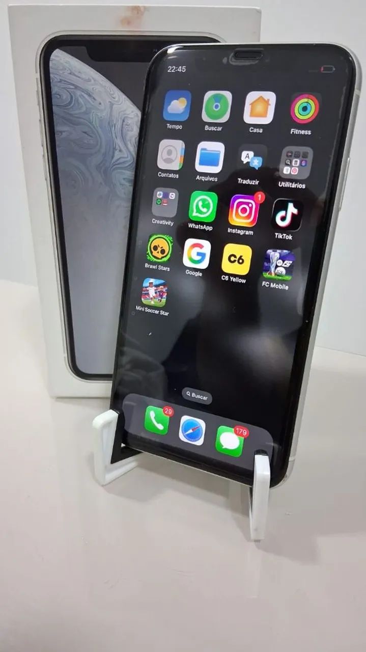 iPhone XR Branco 128 GB  - Foto 2