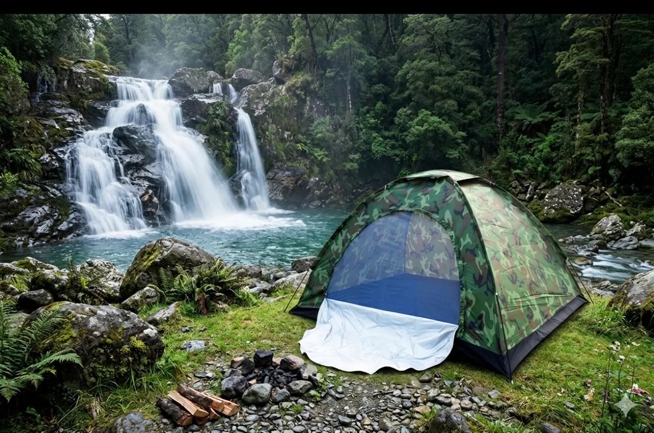 Barraca de camping 6 lugares 