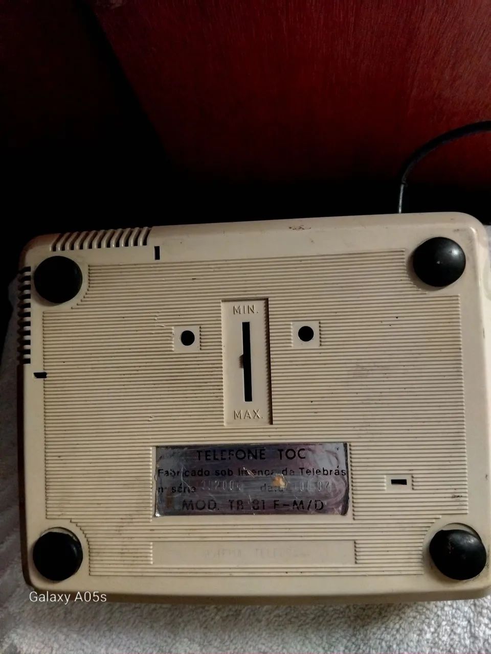 Telefone de disco antigo telebras - Foto 3