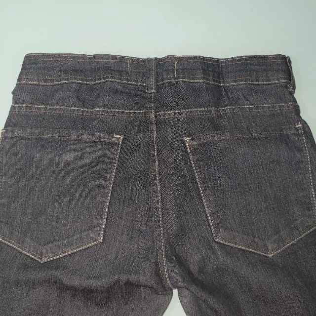 Calça preta jeans - usada - Foto 5