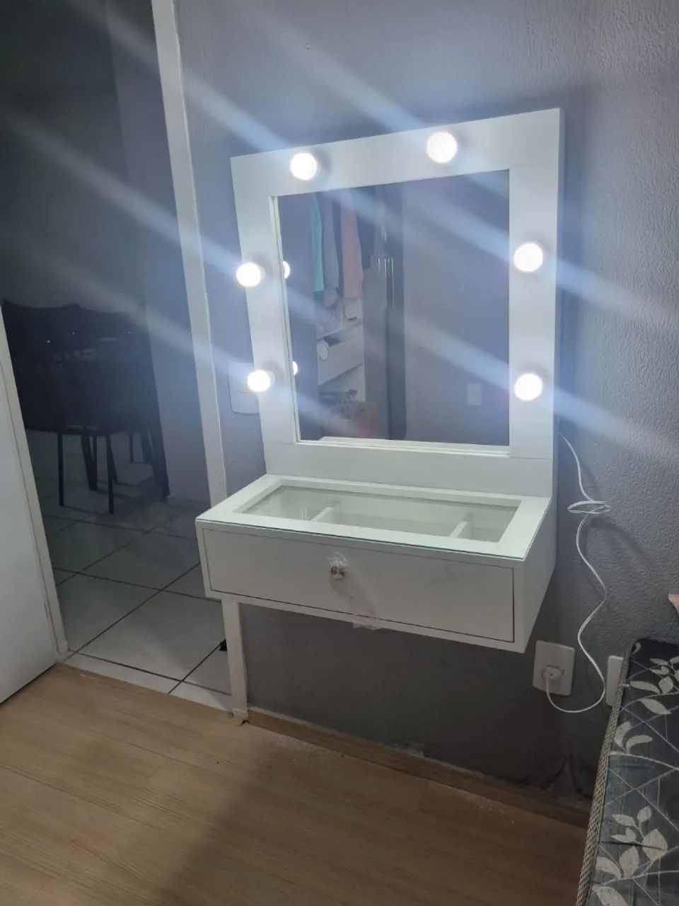 PENTEADEIRA SUSPENSA 100% MDF  - Foto 2