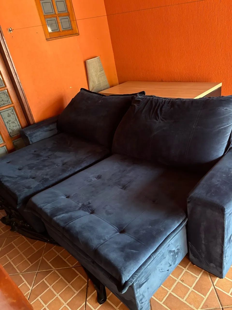 Sofá em suede retratil   - Foto 3