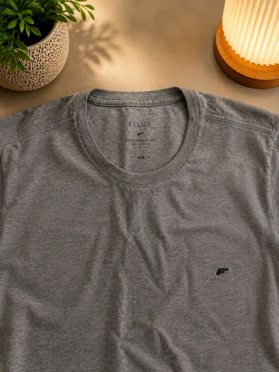 Camiseta Ellus Basica Cinza - Foto 2