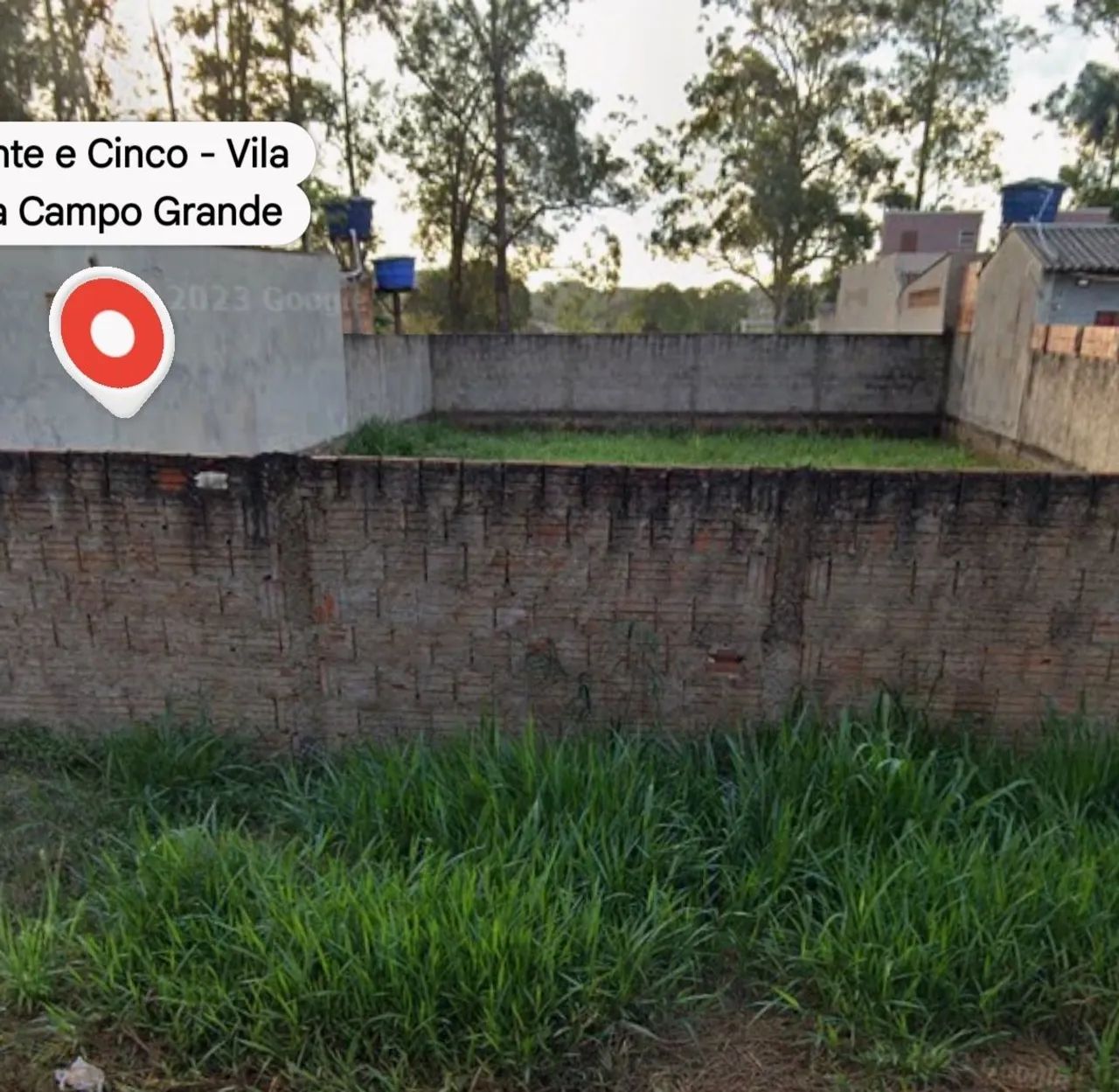 Terreno murado Nova Campo Grande 