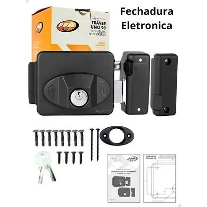 Fechadura Eletrônica Trava Uno 90 - PPA - Foto 4