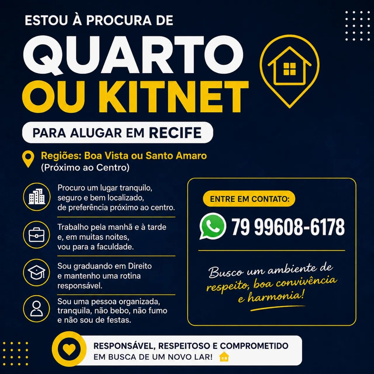 ALUGUEL KITNET OU QUARTO - Foto 2