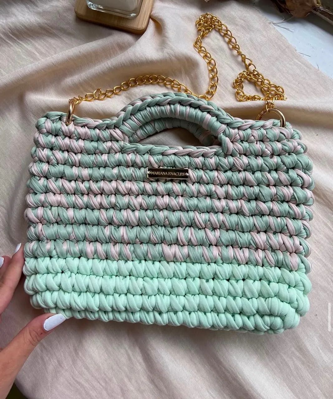 Bolsa Cris Pop verde menta
