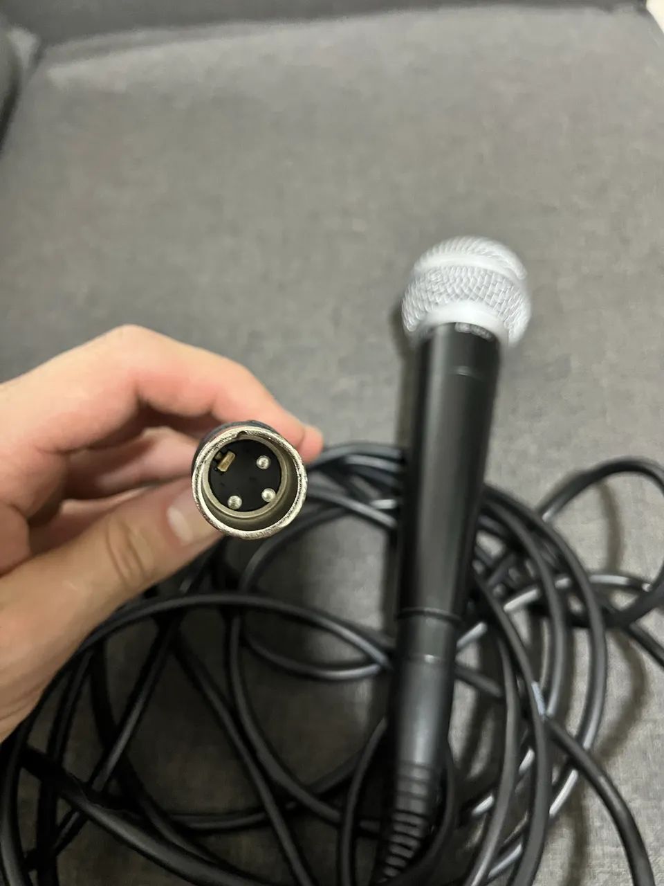 Microfone de fio  - Foto 2